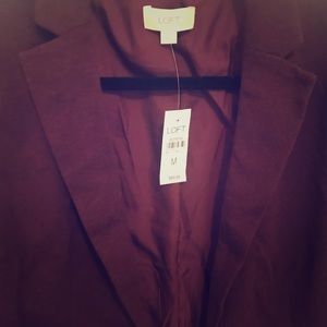 Women’s NEW Loft Maroon Blazer